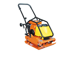 Виброплита TOR C-95T(R) 109 кг, 18кН (Loncin)  бак, колесный комплект уценка