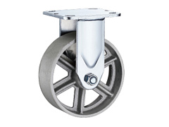 Колесо большегрузное неповоротное FCS 80 200 мм чугунное (F)