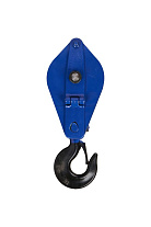 Блок монтажный однорольный с крюком TOR 2 т с откидной щекой (S)#