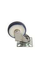 Колесо аппаратное поворотное SCv 92 75 мм (синяя резина) Колесо аппаратное поворотное SCv 92 75 мм (синяя резина)