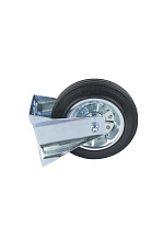 Колесо неповоротное усиленное резина FRC 80 200 мм Колесо неповоротное усиленное резина FRC 80 200 мм