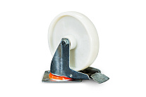 Колесо поворотное полипропилен SRCnb 80 200 мм с тормозом (N)