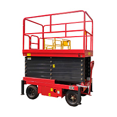 Подъемник ножничный самоходный 500 кг 6/8 м TOR SJY-0,5-6 DC аккумуляторный (G)