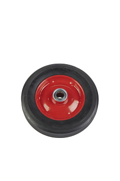 Колесо литое резиновое 200 мм SR1500 несимметричное (шариковый подшипник)