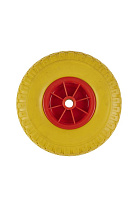 Колесо литое полиуретановое 260 мм PU 1805-2 с пластиковым ободом (без подшипника)