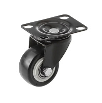 Колесо мебельное поворотное SCZ 25 50 мм (черный) Колесо мебельное поворотное SCZ 25 50 мм (черный)