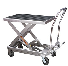 Стол подъемный передвижной 300 кг 330-910 мм (830x500 мм) TOR BS30S (нержавеющая сталь)