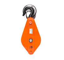 Блок монтажный двухрольный с крюком TOR 1 т (K)#