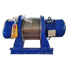 Лебедка электрическая 2000кг  70м с канатом 380В TOR KDJ PRO