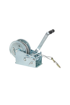 Барабанная лебедка ручная TOR ЛФ-3000 (FD) г/п 1,3 т длина троса 20 м