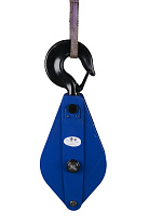 Блок монтажный однорольный с  крюком TOR 10 т с откидной щекой (S)*