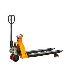 Тележка гидравлическая с весами 2000 кг 1150 мм полиуретановые колеса XILIN BFC20