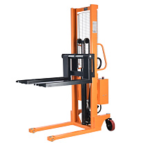 Штабелер комбинированный с ручным и электроподъемом 1,0 т 2,5 м TOR CTYC с раздвижными вилами* Штабелер комбинированный с ручным и электроподъемом 1,0 т 2,5 м TOR CTYC с раздвижными вилами*