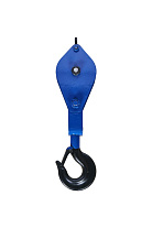 Блок монтажный двухрольный с крюком TOR 1 т (T)* Блок монтажный двухрольный с крюком TOR 1 т (T)*