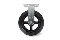 Колесо большегрузное неповоротное FCd 80 200 мм обрезиненное (F) Колесо большегрузное неповоротное FCd 80 200 мм обрезиненное (F)